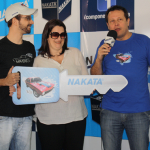 Ana Paula Capossi na promoção Nakata Paixão antiga