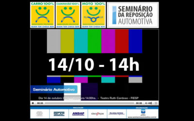 Seminário da Reposição Automotiva terá transmissão, ao vivo, via web