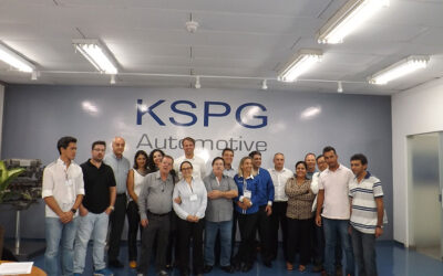 Diretoria do Sindirepa-SP visita fábrica do Grupo KSPG em Nova Odessa
