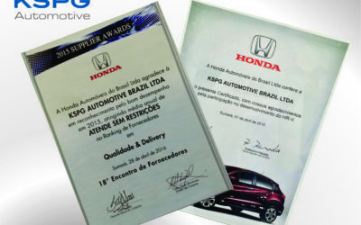 KSPG recebe premiações da Honda e se destaca entre os principais fornecedores