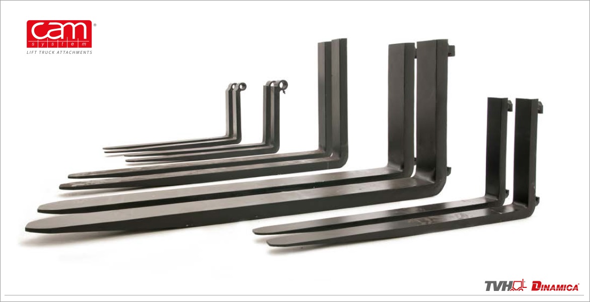 Garfos CAM System® para empilhadeiras: itens disponíveis no portfólio da TVH-Dinamica