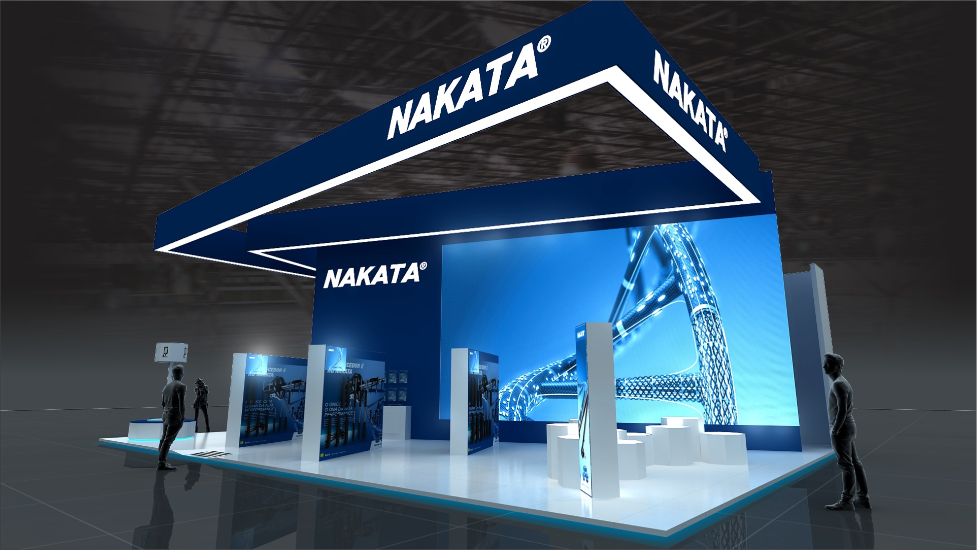 Azul Nakata ganha destaque no estande da Automec 2017