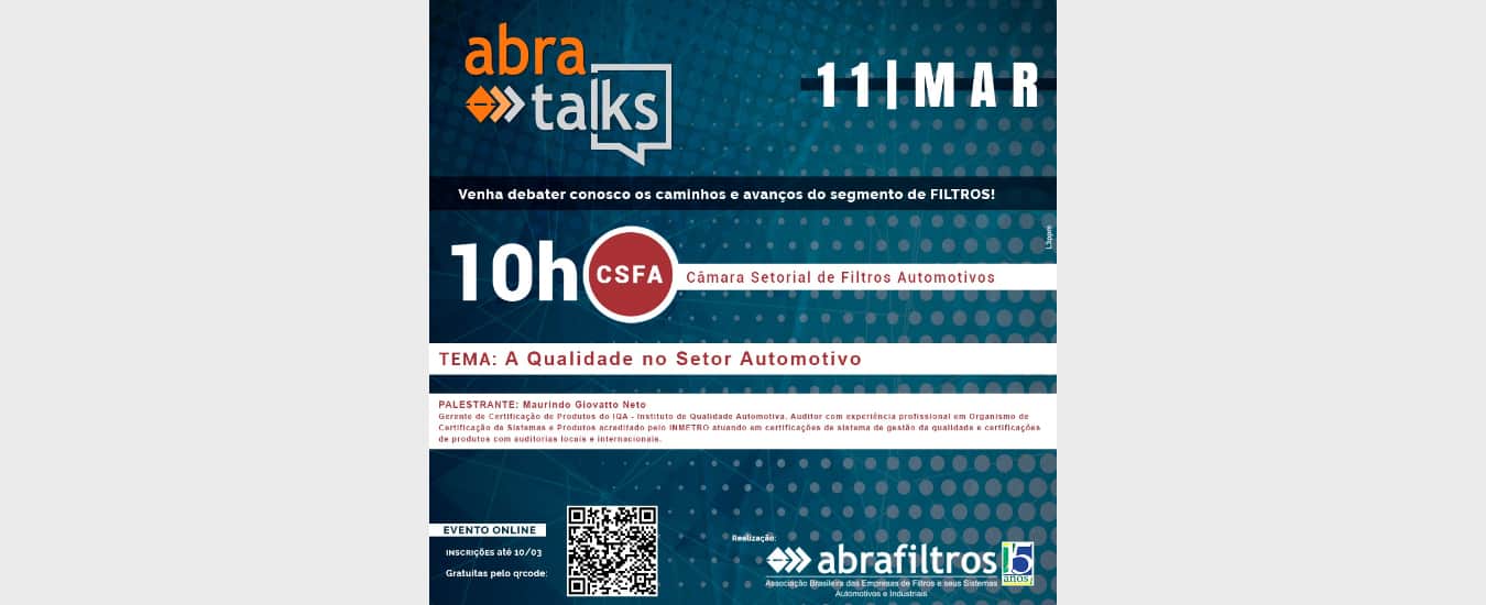 IQA aborda o tema “A Qualidade no Setor Automotivo” no “Abra Talks”