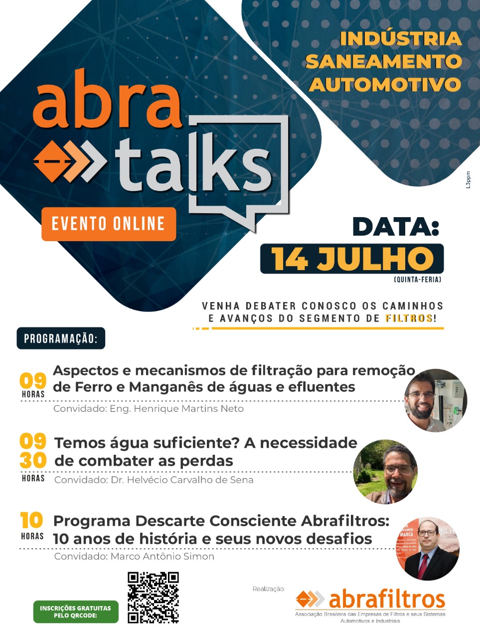 Evento da Abrafiltros promove capacitação para o setor de filtros de forma gratuita