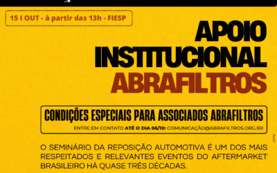 Seminário da Reposição Automotiva terá apoio da Abrafiltros