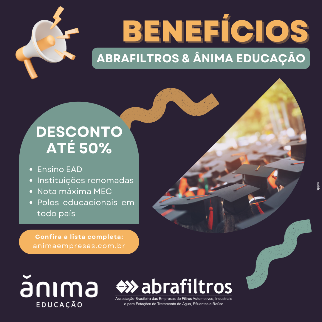 Abrafiltros fecha parceria com o Ânima Educação e oferece descontos em universidades de todo Brasil