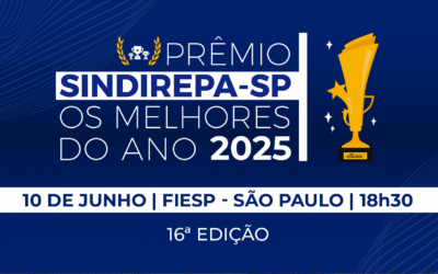 Save the Date – Prêmio Melhores do Ano Sindirepa-SP acontece em 10 de junho