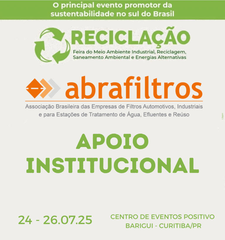 Abrafiltros apoia e apresenta palestra na 12ª edição da RECICLAÇÃO em Curitiba