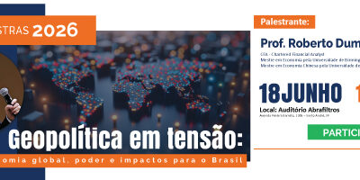 Abrafiltros promove palestra sobre geopolítica e impactos na economia brasileira