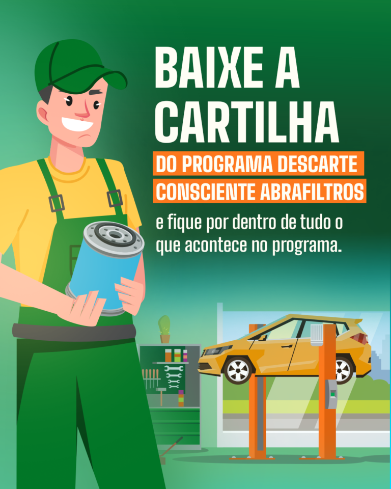 Programa Descarte Consciente Abrafiltros no Mato Grosso do Sul lança cartilha digital nos pontos de coleta