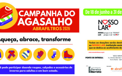 Abrafiltros inicia campanha do agasalho 2026