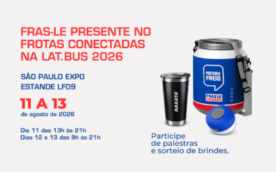 Fras-le leva ao Frotas Conectadas 2026 soluções completas em freios para veículos comerciais e participa de painel sobre eficiência energética, ESG e descarbonização dos transportes