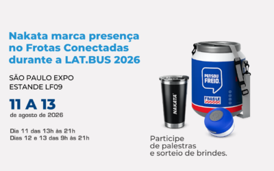 Nakata leva ao Frotas Conectadas 2026 soluções para suspensão e direção de veículos comerciais e participa de painel sobre eficiência energética, ESG e descarbonização dos transportes